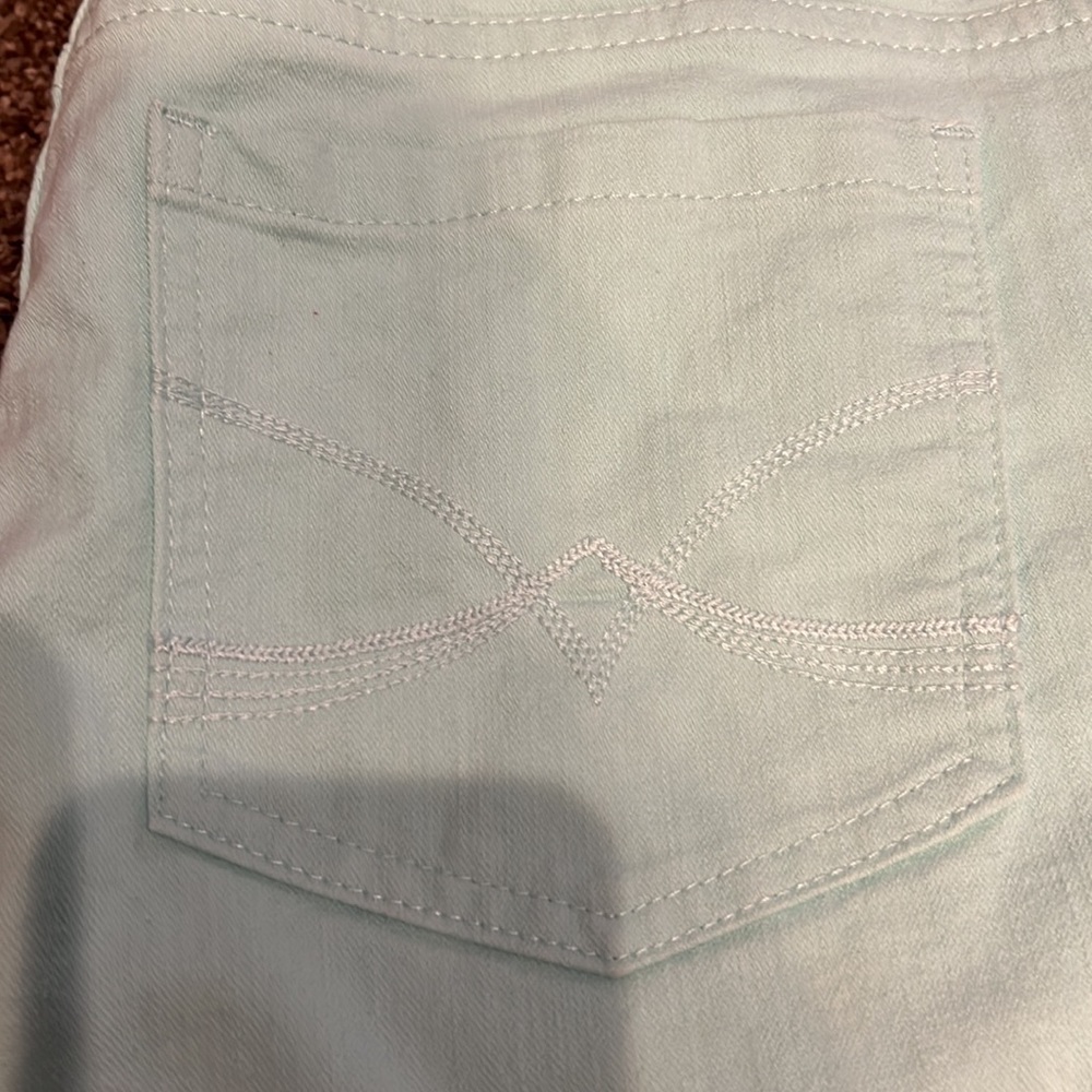 Christopher & Banks Signature Slimming ankle pants. In mint green. - Picture 2 of 6